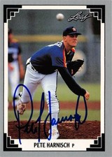 Pete Harnisch autographed Baseball Card (Houston Astros, 67) 1991 Leaf #245
