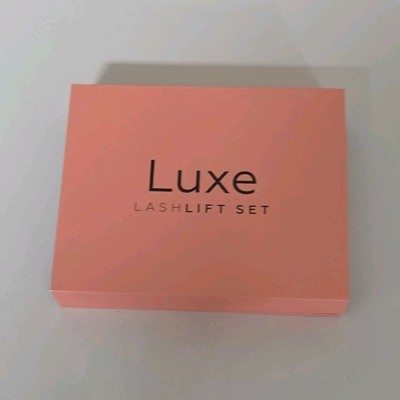 Luxe Lashlift Set Eyelash Perm Kit, Lotions, Applicators, S-L Lash Pads