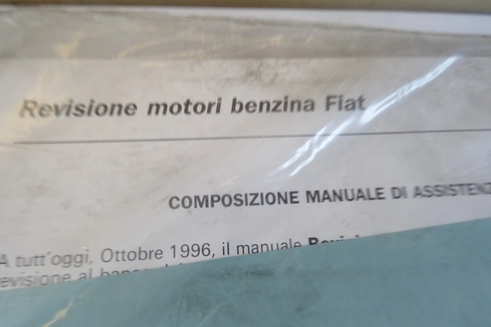supplemento al manuale officina Fiat revisione motore benzina 20V Turbo 20V - Immagine 3 di 4