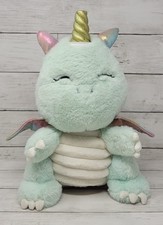 FAO Schwarz Star-Brights LED Projector Dragon 13" Soft Plush TESTED  WORKS 