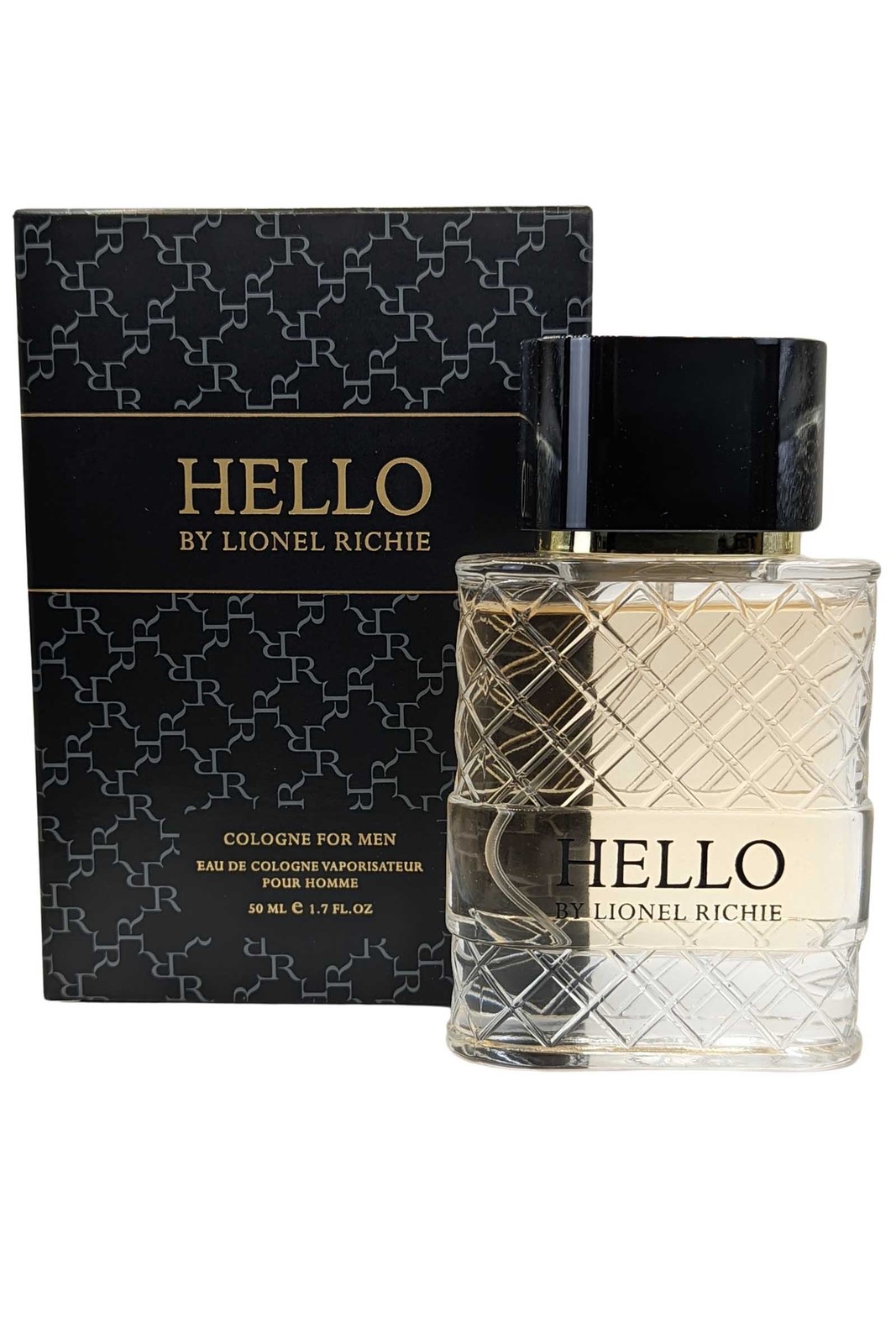 Lionel Richie Hello Eau de Cologne Spray 50ml Mens Fragrance Musky Woody Scent