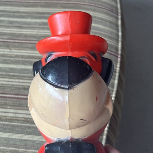 Banca monete plastica Huckleberry Hound vintage anni '60-70 Hanna Barbera Knickerbocker! - Foto 5 di 14