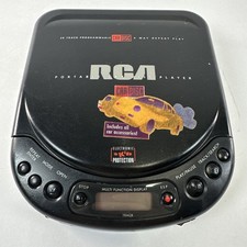 RCA RP-7925A Portable CD Player Tested No AC Adapter Headphones