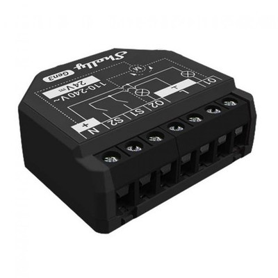 Shelly Plus 2PM Gen3, Dual WLAN + Bluetooth Schaltaktor mit Messfunktion
