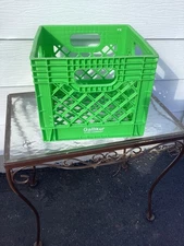 Green Galliker Dairy Company Johnstown PA  Milk Crate VTG  Carrying Case