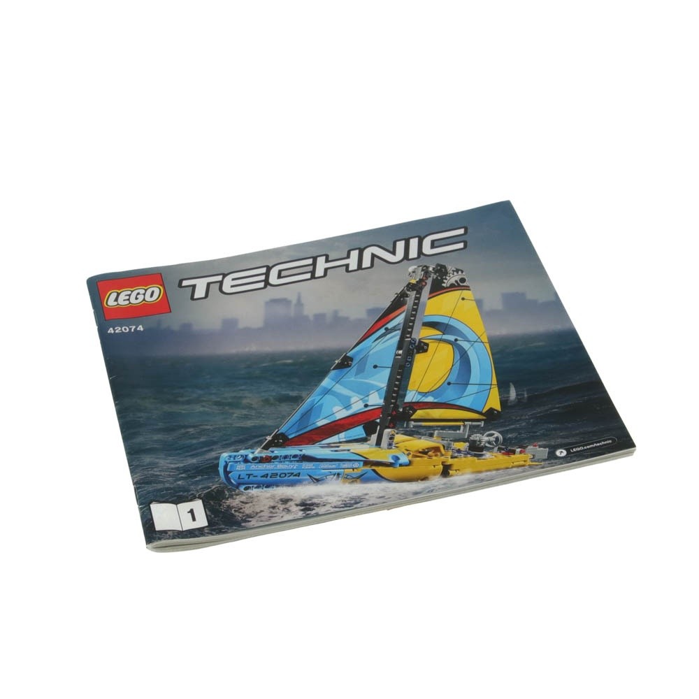 1x LEGO Technic Building Instructions Booklet 1 Harbor Racing Yacht 42074