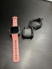 Fitbit Versa Smart Watch, Peach/Rose Gold Aluminum used but works well w/charger