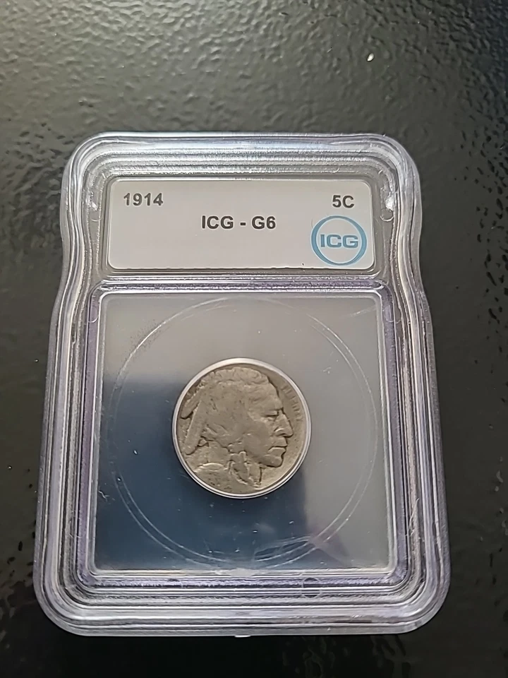 1914P G6 Buffalo Nickle ICG - Image 2 of 4