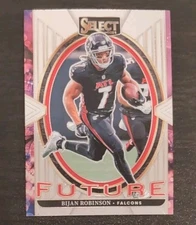 Bijan Robinson #12 2024 Panini Select Select Future Base Insert Card Falcons