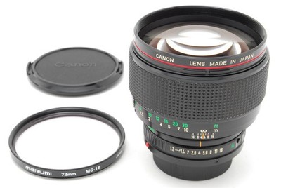 【MINT-】Canon New FD NFD 85mm f/1.2 L Portrait Lens