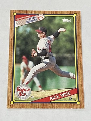 1989 Topps Senior League Baseball #41 - Rick Wise - Winter Haven Super Sox