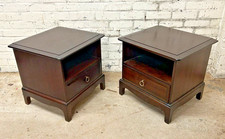 Pair of Stag Minstrel Bedside Cabinets Tables Nightstands (Can Deliver)
