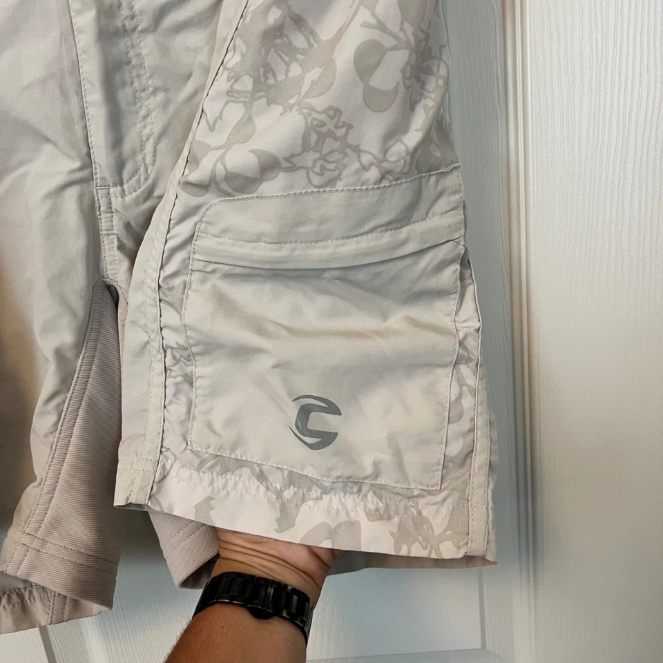 Pantalones Cortos de Ciclismo Cannondale Para Mujer Beige Ligero Bolsillo Talla M Foto 2 de 4