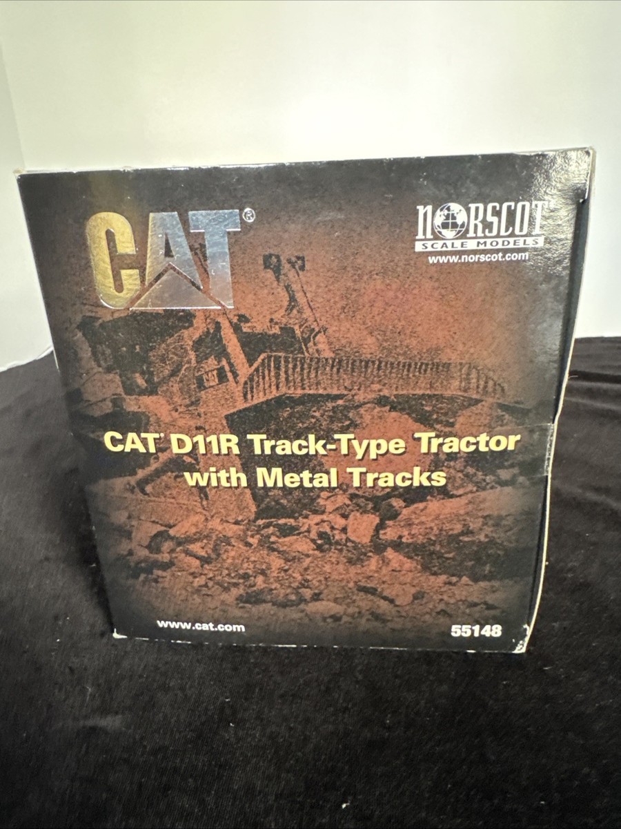 Caterpillar Cat D11r Dozer W/ Metal Tracks - Silver 100