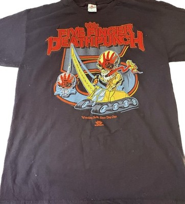 Five Finger Death Punch Wrecking Sh!t Since Day One T-Shirt (Large) NWOT