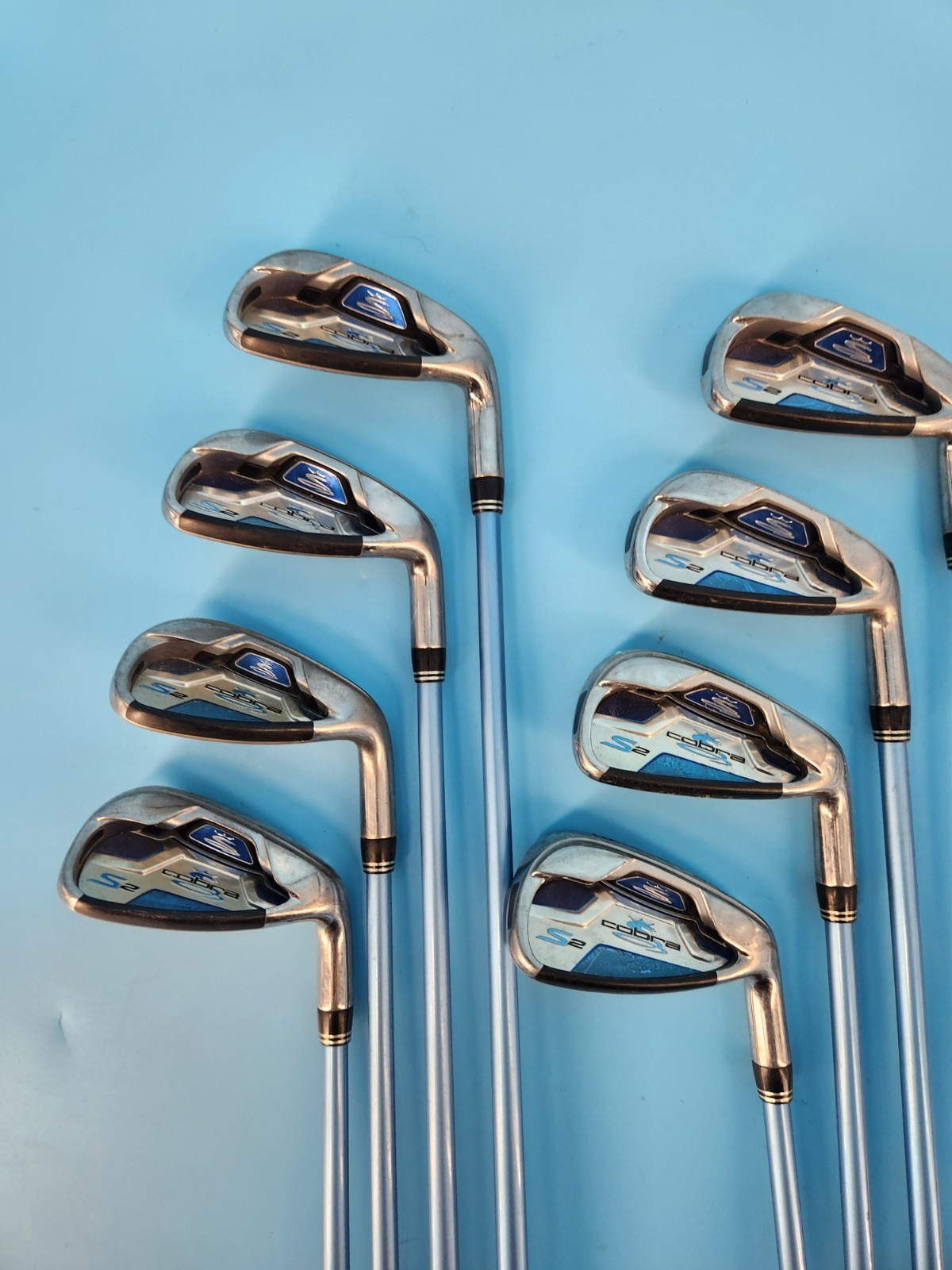 Cobra King S2 Iron Set 8pcs 5-9, Pw,Gw & Sw Aldila DVS Women&rsquo;s Flex