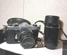 Pentax Spotmatic SP Camera Super Takumar 35mm F/3.5 w/Accessories Working READ