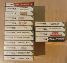 Nintendo DS Wii PS2 - Custodia gioco ricambio vuota ufficiale + libretti manuali