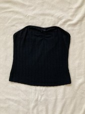 Schulterfreies Bandeau Oberteil Tube Top aus ...
