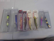 Walleye Crankbait Lot, Lot of (8) New Custom Painted Crankbaits Rapala Bandit