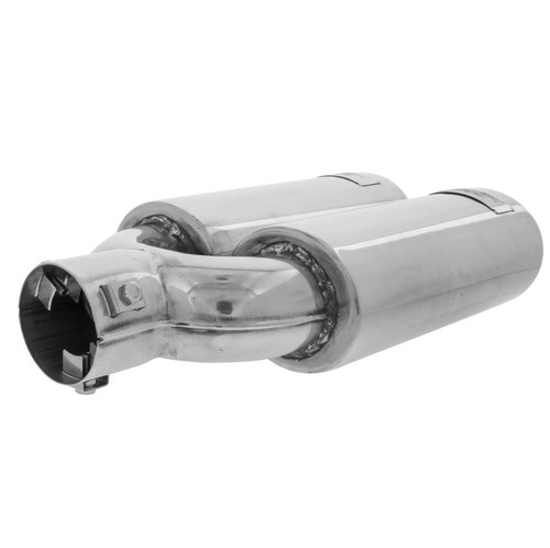 DC Sport EX-2012 Stainless Steel Oval Slant Cut Bolt-on Exhaust Tip - Picture 4 of 5