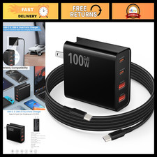 100W USB C Fast Charger for DJI Mini 4K, 2 SE, Air 2S & Neo Drones - Quick Charg
