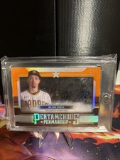 2023 Topps Five Star - Pentamerous Penmanship Blake Snell #PP-BS Orange /3 (AU)