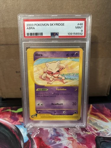 Abra 46/144  2003 Pokemon Skyridge PSA 9 Card