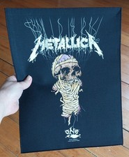Large Metallica ONE Pushead Art Licensed Sew On Battle Jacket Back Patch