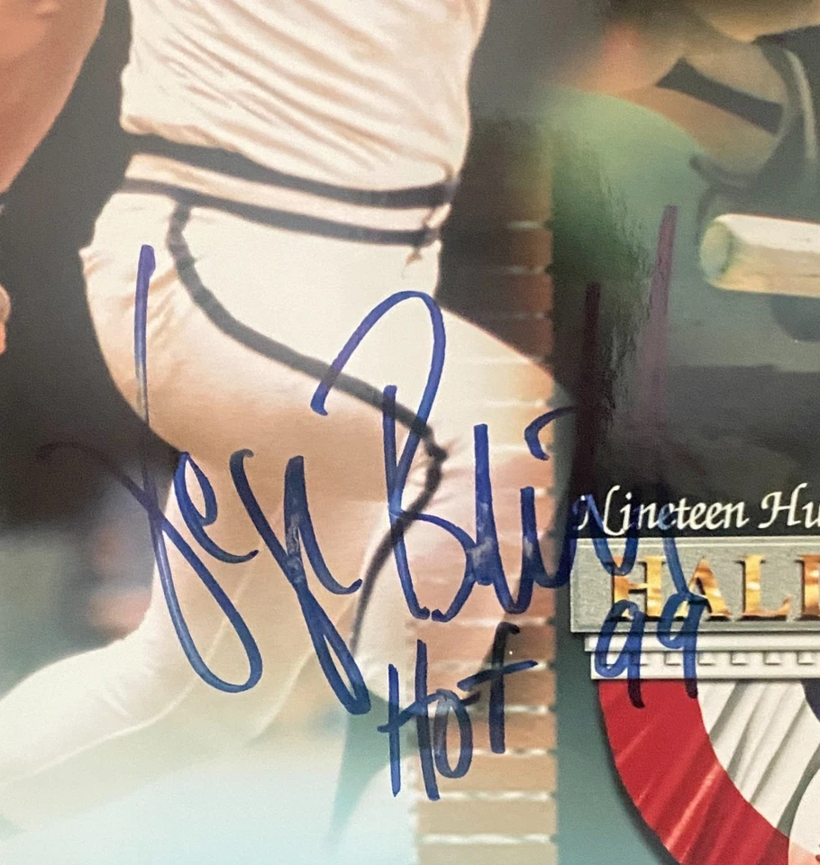 Foto 8x10 firmada por el Salón de la Fama 1999-George Brett-Nolan Ryan-Robin-Yount Foto 2 de 4