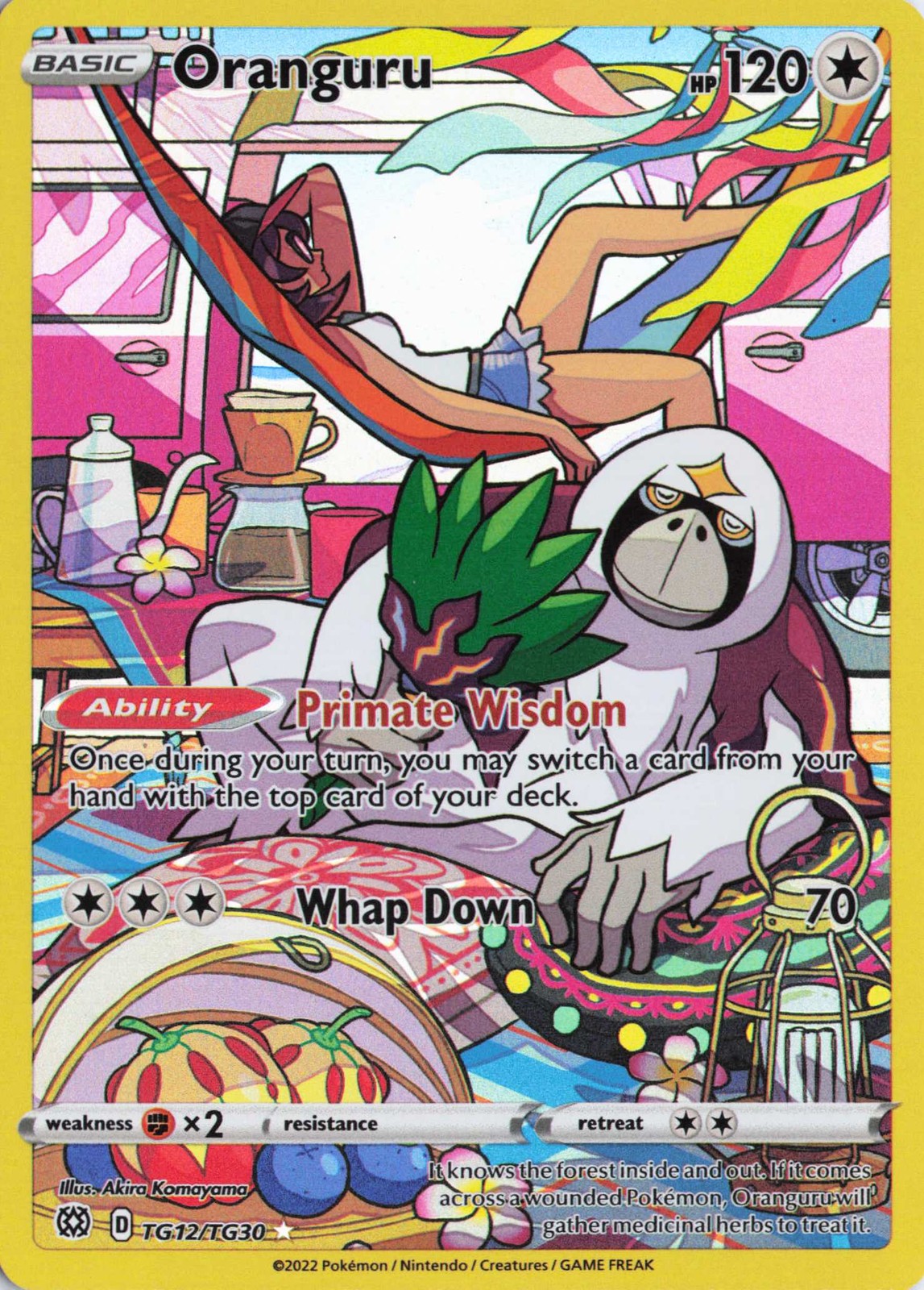 Oranguru (TG12/TG30), Brilliant Stars Trainer Gallery, holo, Ultra Rare - NM