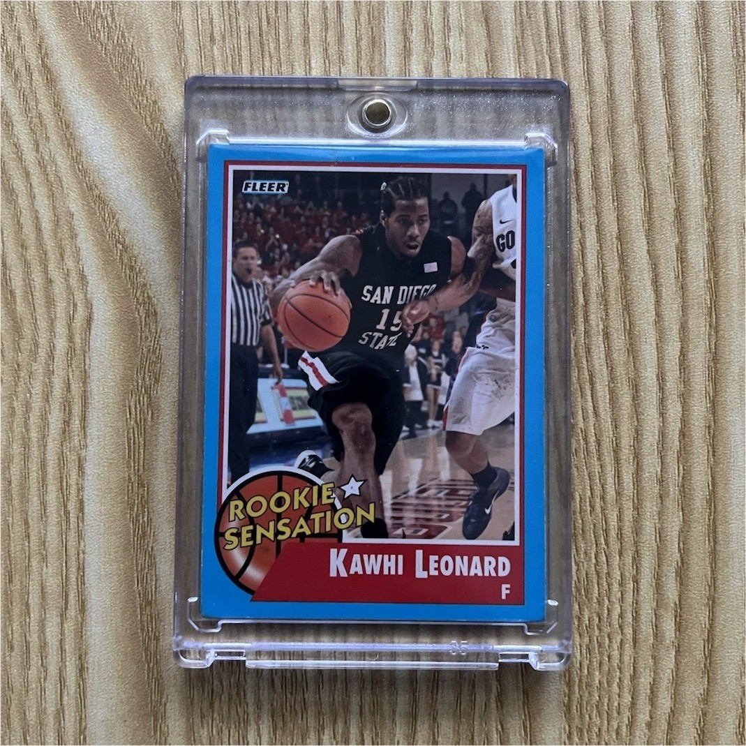 Fleer 2011-12 Retro Rookie Sensation Kawhi Leonard #59 San Diego State Aztecs