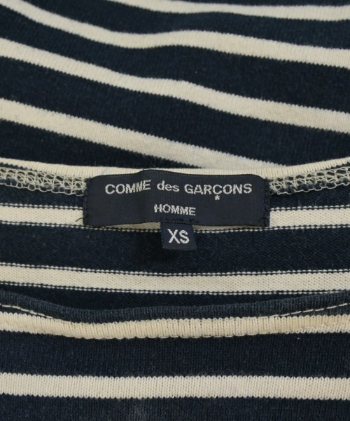 COMME des GARCONS HOMME T-shirts/Cut & Sewns NavyxWhite(Border) XS 2200627356025