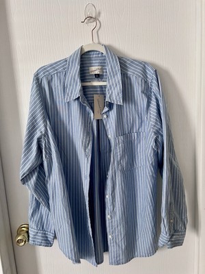Universal Thread Women's Striped Button-Down Shirt XXL 2XL