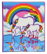 Lisa Frank Happy 30th Birthday Markie and Celeste Unicorn Rainbow 3-Ring Binder