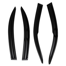 4pc Window Visor Rain Guard For Honda Civic 4door 01-05 Black Wind Deflectors