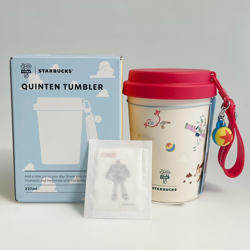 Starbucks Korea 2026 SS Toy Story Quinten Tumbler 237ml + Free