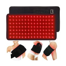 Red Light Therapy Infrared Light Therapy Pad Wearable Wrap Heating Pad for Bo...