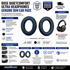 Bose QuietComfort Ultra Ohrpolster Schwarz OEM Ersatzteil | B