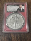 2021-(W) PCGS MS70 Silver Eagle Type 1 First Strike Joe Biden Label West Point
