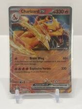 Pok mon TCG Charizard ex 006/165 Sv: Scarlet Violet 151 Double Rare Holo