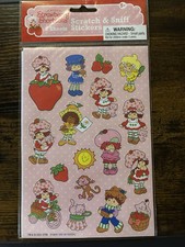 Strawberry Shortcake Scratch And Sniff Stickers 2 Sheets Blueberry New Wildbrain