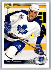 Yanic Perreault 1992-93 Upper Deck HOCKEY #70 Toronto Maple Leafs RC