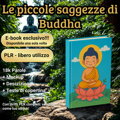 Le piccole saggezze di Buddha  18k parole E-book PLR esclusivo