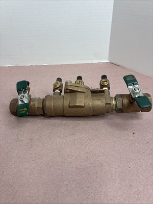 Watts 007M3-QT-FZ 3/4  Bronze Double Check Valve Assembly - USED