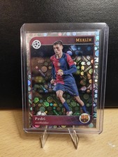 Pedri 2025 Topps Merlin Vintage Merlin Refractor FC Barcelona #8