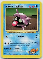 Misty's Shellder 089/132 Gym Heroes Common