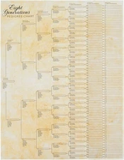 Okuna Outpost 15 Pack Family Tree Charts to Fill In - Off-White Poster Paper ...