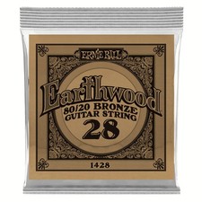 Ernie Ball Earthwood 80/20 Bronze Acoustic Guitar Strings .028 - 6 Pack