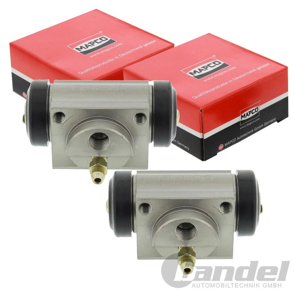 2X Mapco Radbremszylinder Hinten Passend FüR Ford Courier Fiesta KA Puma Street-image